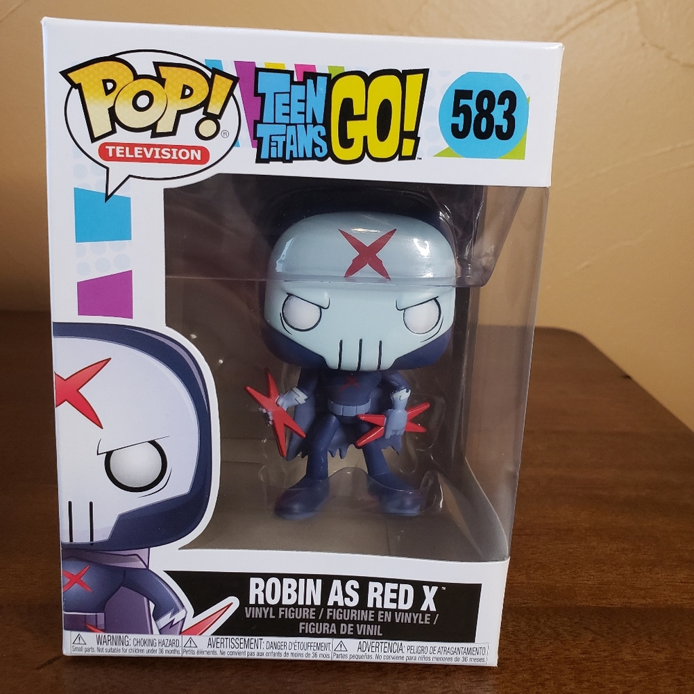NIB Collectible Funko POP! Television Teen Tetans GO Robin As Red X